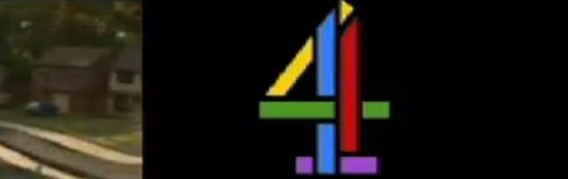 Old Channel Four Logo Getting Chased by E4 by TheRandomMeister